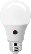 Sylvania Dusk to Dawn A19 LED Light Bulb with Auto On/Off Light Sensor, 60W=9W, 800 Lumens, 2700K, Soft White - 1 Pack (41288) Soft White A19 1 Pack