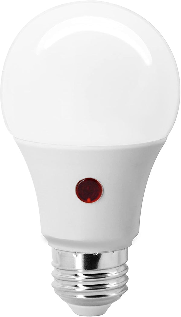 Sylvania Dusk to Dawn A19 LED Light Bulb with Auto On/Off Light Sensor, 60W=9W, 800 Lumens, 2700K, Soft White - 1 Pack (41288) Soft White A19 1 Pack