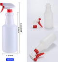 10 Packs 32oz Empty Spray Bottles Plastic Heavy Duty Refillable Spray Bottles with Adjustable Nozzle and Measurements for All Purpose Cleaning