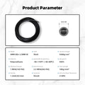 Pneumatic Tubing Black PU Air hose Pipe Tube Kit 5/32 inch or 4mm OD 2.5mm ID 39.4ft/12 Meter for Air Line or Fluid Transfer 4mm OD / 2.5mm ID ×
