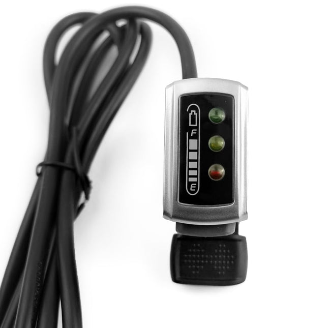 L-Faster Thumb Throttle for 24V/36V / 48V Bike with Power Indicator Wuxing Brand 106Dxc Scooter Accelerator Vehicle Spee