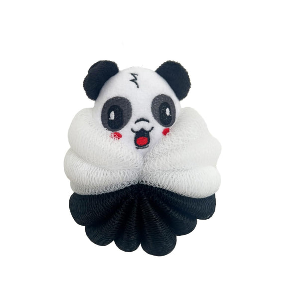 Cute Animal Bath Loofahs Sponge Pouf Mesh Body Scrubber Shower Exfoliating for Women Kids Girls Boys