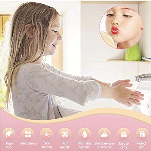 7pc Fruity Flavored Lip Gloss Set - Assorted Fruit Flavor-Great Gift | Non-Toxic Kids Makeup. Fun Shiny Lip Gloss Collection for Kids, Teens &