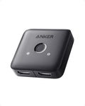 Anker HDMI Switch, 4K@60Hz HDMI Switcher, 2 in 1 Out with Smooth Finish, Supports HDR, 3D, Dolby, Compatible with Laptops, PC, Xbox Series, PS5 /