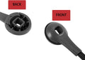 Side Brush for Shark AI AV2501S, AV2501AE, RV2502AE Robotic Vacuum Cleaner | for RV2520AOUS, AV2510AOUS Replacement Parts - 4 Pack Black