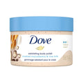 Dove Scrub Macadamia & Rice Milk Reveals Visibly Smoother Skin Body Scrub That Nourishes Skin 10.5 oz 10.5 Ounce (Pack of 1)