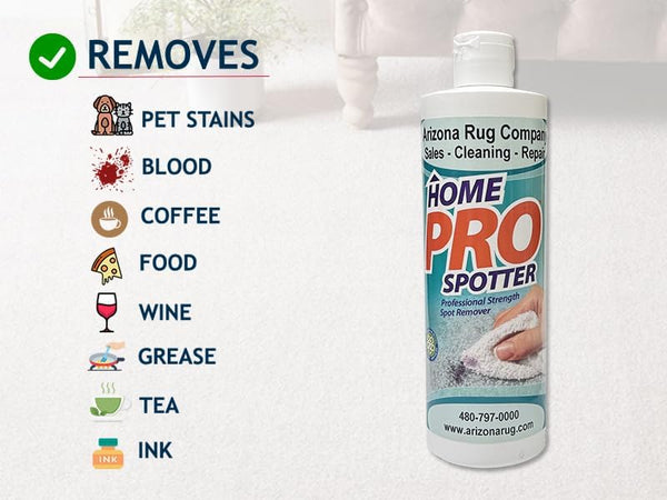 Spot and Stain Remover for Carpets, Rugs, Clothes, Upholstery&Mattress - Home Pro Spotter, 12 FL OZ