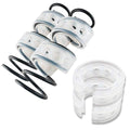 2Pcs Universal Car Coil Spring Buffer Shock Absorber Bumper Suspension Cushion for Vibration Dampening Noise Reduction Boosts Driving Comfort Kit