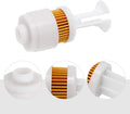 Hoypeyfiy 2 Pack 65L-24563-00-00 Fuel Filter Element Replacement, Marine Outboard Fuel Filter Compatible with Yamaha F150 F200 F225 SX250, Mercury
