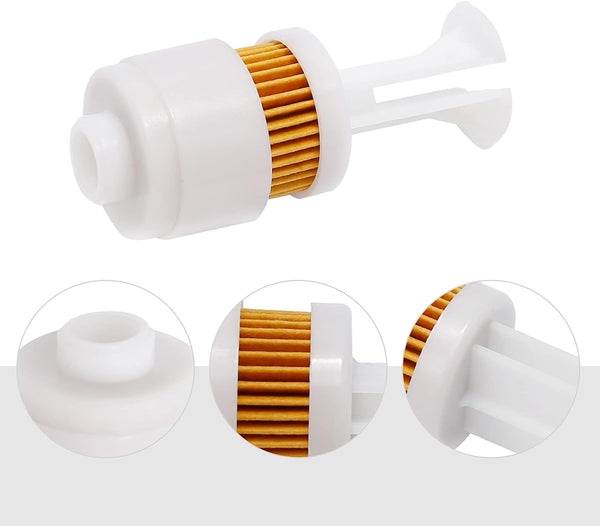 Hoypeyfiy 2 Pack 65L-24563-00-00 Fuel Filter Element Replacement, Marine Outboard Fuel Filter Compatible with Yamaha F150 F200 F225 SX250, Mercury