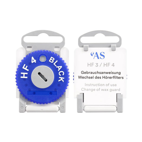 HF4 Pro Wax Guards Hearing Aids Wax Filters Earwax Traps (Red&BLue)