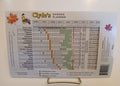 Clyde's Garden Planner - Vegetable Planting Slide Chart, (UNDATED), Perpetual Garden Planner