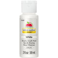Apple Barrel Gloss Acrylic Paint in Assorted Colors (2-Ounce), 20621 White White 2 Fl Oz (Pack of 1)