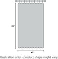Sun Zero Easton Energy Saving Blackout Grommet Curtain Panel, 40" x 84", Sage Green 1 Sage Green 40"W x 84"L (Pack of 1)