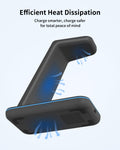 Wireless Charger Magnetic for Iphone - Joygeek Wireless Charging Station Pad for Iphone 15 14 13 12 Pro Max Plus, for Apple Watch Ultra 9-2, Airpods