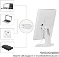 KOOKIN Lighted Vanity Makeup Mirror 16 Led Lights 180 Degree Rotation Lighted Mirror Touch Screen Adjusted Brightness Desk Mirrors USB Dual Supply