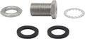 Stainless Steel Bulkhead Fitting 1/4" NPT Female Bulked Coupler Thru-Bulk Tank Fitting Connector (Pack of 2)