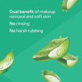 POND'S Vitamin Micellar Makeup Remover Wipes for Dry Skin, Skin Care Hydrating Aloe Vera Daily Face Wipes Remove Dirt, Waterproof Makeup, 25