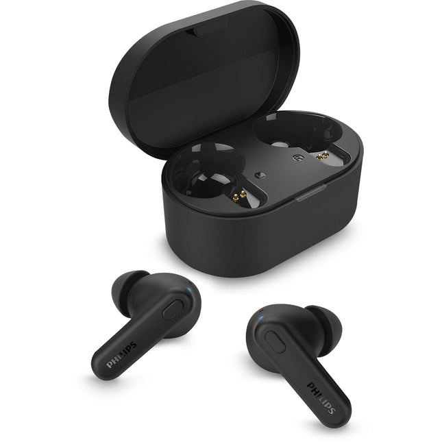 PHILIPS TAT1108 Wireless Earbuds,True Wireless Headphones,Powerful Bass with 6 Mm Driver,Clear Call with AI Mic,15-Hour 