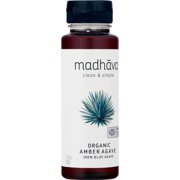Madhava Organic Amber Raw Blue Agave - 11.75 Oz
