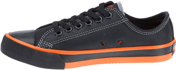 Harley-Davidson Footwear Womens Zia Lace Up Sneakers Shoes Casual - Black 7 Black/Orange