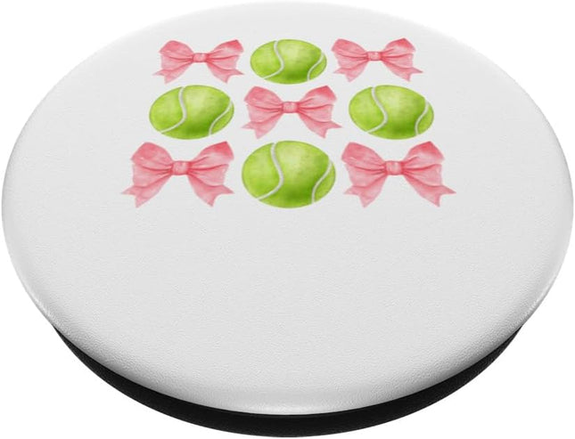 Tennis Mom Sister Tween Teen Girl Girly Pink Bow Preppy Popsockets Standard Popg