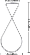 Outus 50 Packs Hook Clips Ceiling Tile Hooks T-bar Drop Ceiling Clips for Office, Classroom, Home and Wedding Decoration, Hanging Sign from