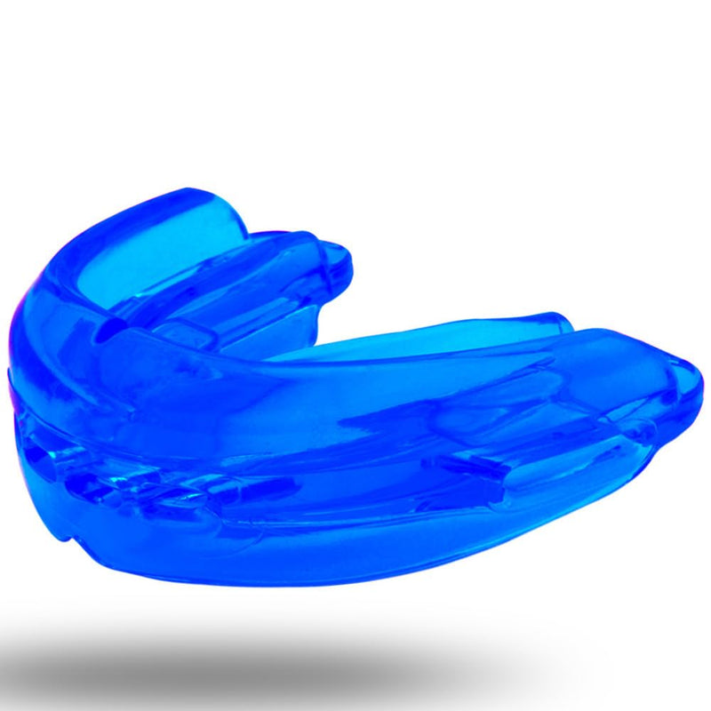 Mouth Guard Sports Youth Adult,Mouth Guard for Braces Soft,No Boiling Blue/Strapless