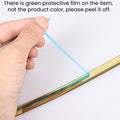 Metallic Gold Mirror Border Trim Peel and Stick PVC Wall Molding Trim Tape Self Adhesive Shiny Gold Decorative Trim for TV, Wall, Mirror, Door,