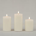 ANGELLOONG Flickering Flameless Candles with Remote, Real Wax Battery Operated Candles with Timer, Fake LED Pillar Candles for Wedding Holiday