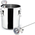 Deep Fryer/Candy/Turkey Thermometer with Clip&15 inch stem - Professional Kitchen Pot Fryer,Stainless Steel Fry Oil Thermometer for Frying,Candy