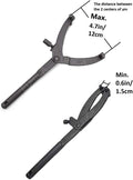 EUICAE Adjustable Wrench Clutch, Stainless Steel, 11.8in Length, Suitable for Different Distances and Sizes Type A