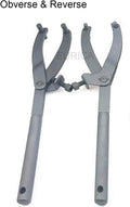 EUICAE Adjustable Wrench Clutch, Stainless Steel, 11.8in Length, Suitable for Different Distances and Sizes Type A