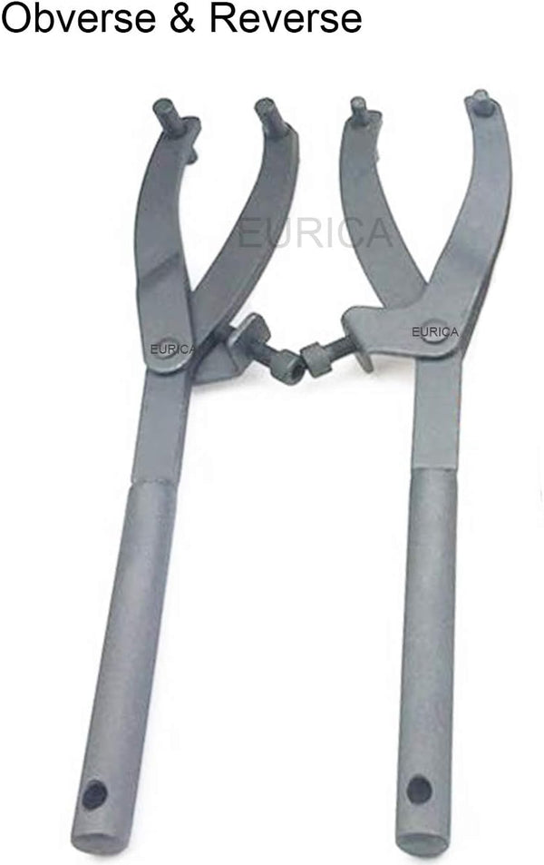 EUICAE Adjustable Wrench Clutch, Stainless Steel, 11.8in Length, Suitable for Different Distances and Sizes Type A