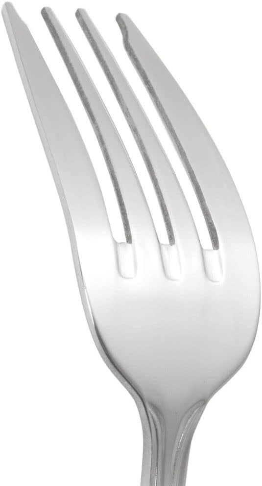 (Set of 12) Tuscany Salad Forks, Heavy Weight 18/0 Stainless Steel 6 3/4-Inch Table Forks for Restaurant/Catering, Commercial Quality Silverware