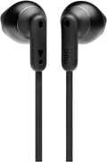 JBL Tune 215 - Bluetooth Wireless In-Ear Headphones with 3-Button Mic/Remote and Flat Cable - Black, Small