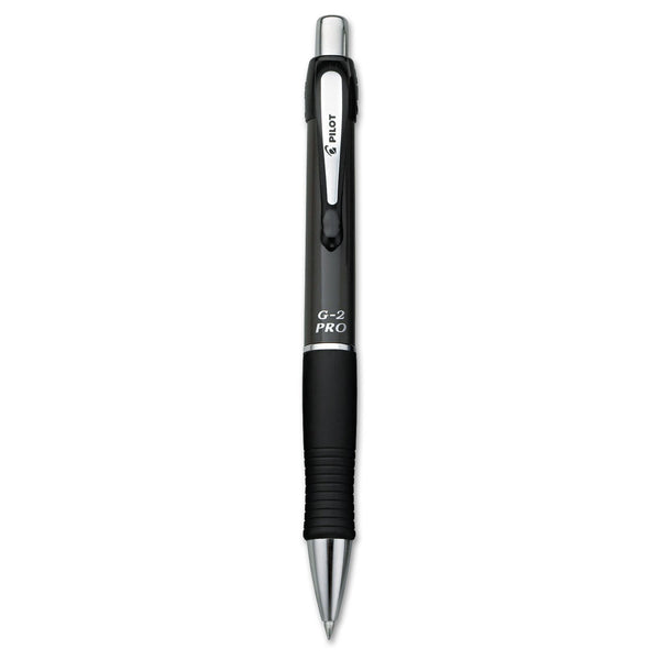 Pilot, G2 Premium Gel Roller Pen, Fine Point 0.7 mm, Black Gray Barrel 1 Count (Pack of 1)