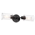 Espird Bathroom Light Fixtures 2 Light Black, Bathroom Vanity Lights Over Mirror, Bathroom Sconces Wall Lighting，Farmhouse Matte Black Bathroom