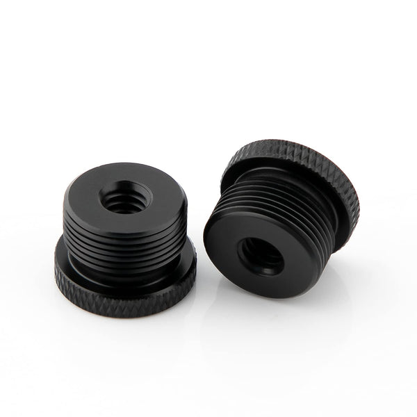 SAVITA 2pcs Mic Stand Adapter 1/4 Female to 5/8 Male Screw Thread Adapter Tripod Screw Adapter For Camera Monitor Microphone Stand 1/4 to 5/8