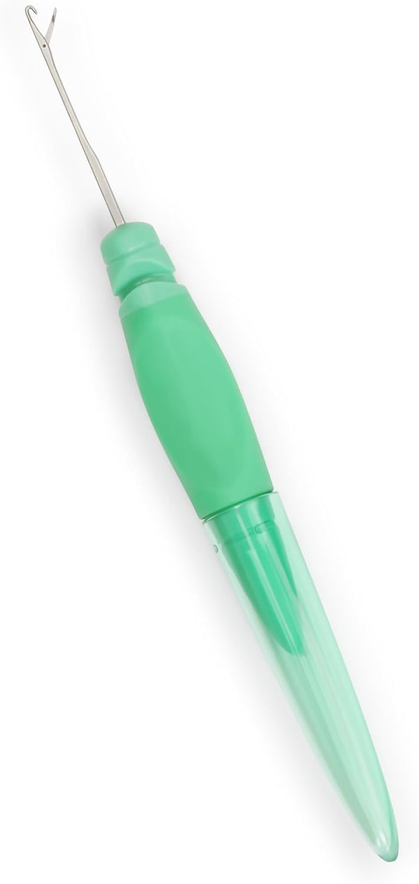 Dritz Clothing Care 82409 Ergonomic Knit Picker, Green