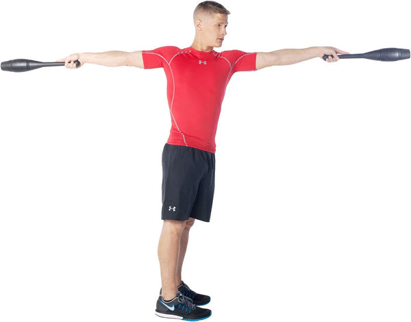 Indian Clubs - 1Lb, 2Lb and 3Lbs Pairs by Ultimate Body Press
