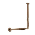 Nuvo Iron Deck Screws Jar # 8 x 2 1/2" - 250 Count, Brown Jar # 8 x 2 1/2" - 250 count Screws
