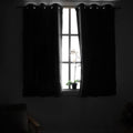 YoungsTex Blackout Curtains 63 Inches Long, Room Darkening Bedroom Drapes | Grommet Thermal Insulated Privacy for Living Room Window, 2 Panels, 42