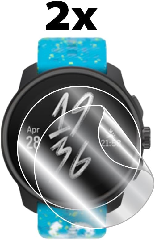IPG for Suunto Watch Race S Hydrogel Screen Protector (2 Units) Invisible HD Clear Film Anti Scratch Guard-Smooth/Self-Healing/Bubble for RaceS