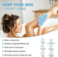 Yiclick Heavy Exfoliating Gloves, Exfoliating Body Scrubber for Bath Shower Exfoliation, Body Scrub Exfoliator for Dead Skin Remover, Exfoliate