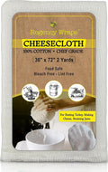 Regency Wraps Chef-Grade 100% Cotton Cheese Cloth 36"X72" (2Yds), Bleach & Dye Free, Food Safe for Cooking, Straining, Roasting Turkey, Durable