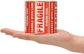 [1 Roll, 500 Labels] 2" x 3" Fragile Stickers Handle with Care Warning Packing/Shipping Labels - Permanent Adhesive