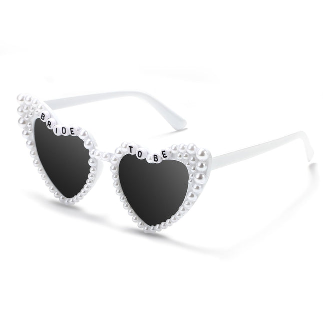 Etercycle Heart Sunglasses, Bride to Be Gifts Bachelorette Party Bride Sunglasse