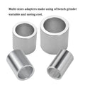 Reducing Bushing Arbor Adapters 1" Thick from 1-1/4" to 1", 3/4", 5/8", 1/2" Arbor Aluminum - S/4 1" Thick-4 Piece