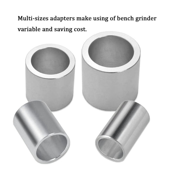 Reducing Bushing Arbor Adapters 1" Thick from 1-1/4" to 1", 3/4", 5/8", 1/2" Arbor Aluminum - S/4 1" Thick-4 Piece